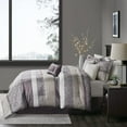 thumbnail image 3 of Madison Park Polyester 7 Piece Jacquard Comforter Set with Purple MP10-7329, 3 of 5