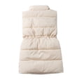 thumbnail image 4 of Gilet d'Hiver pour Femmes Léger Sans Manches Veste Rembourrée Chaude pour Temps Froid, 4 of 8