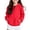 #A15-Red, variant on Abcomgle Girls Zip Up Sweatshirt 10-12 Loose Fit Full-Zip Kids Jacket Cute Solid Jacket Sweatshirt Girl Casual Winter Hooded Hoodies for Girls with Pockets