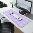 thumbnail image 2 of Chic Pastel Checkered Desk Mat: Office Decor, Extra Large Mouse Pad and Laptop Pad, Game Mat - for Work or Play, Size 31.5x11.8in., 2 of 7
