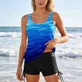 thumbnail image 2 of Womens Swimsuits Tankini 2026 Fashion Modest Full Coverage Top with High Waisted Shorts Two Piece Bathing Suits Woman, 2 of 6