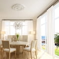thumbnail image 4 of Home Sense Interior Voile Sheer Stage Backdrop Curtain for Wedding Event Party, 4 of 5