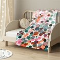 HYKY Lightweight Soft Flannel Blanket for All Seasons 100x130cm