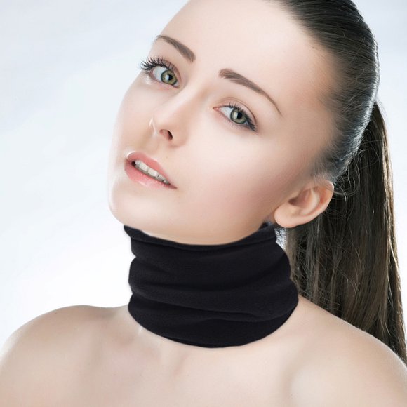 Houderco 2Ud Cuello Tubular De Negro Con Textura Y Protección El Frío