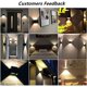 thumbnail image 5 of Juego de 2 luces LED de pared para exteriores Bcc de 12 W, luz de pared para exteriores ajustable en ángulo, blanco cálido 3000 K IP65 resistente al agua, aplique de pared moderno para sala de estar, dormitorio esquí esquí Gafas de esquí, 5 of 5