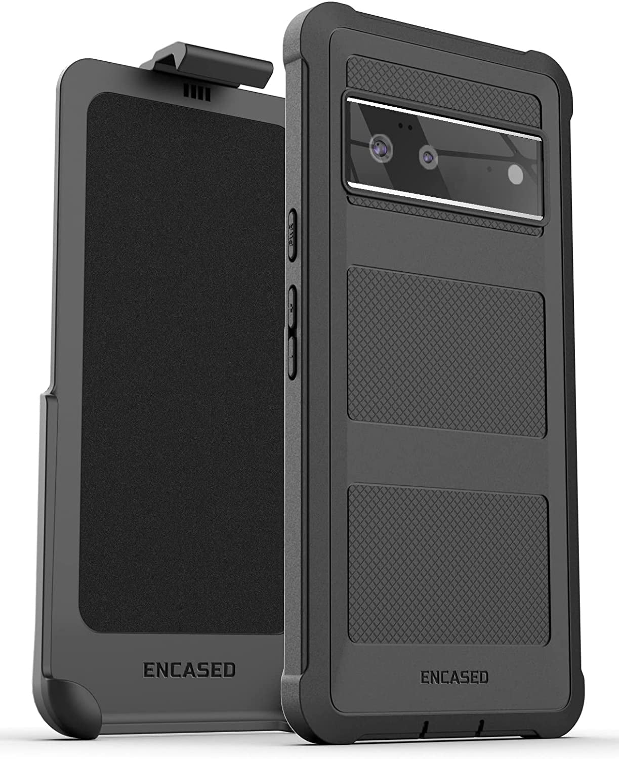 Encased Falcon Designed for Pixel 6 Belt Clip Case, Full Body