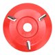 thumbnail image 3 of Disco De Tallado De Amoladora Angular, Disco De Tallado De Madera De Borde Incisivo Curvo Rojo Para Trabajo De Madera Para Mesa De Té Para Tallado De Raíz ANGGREK No, 3 of 8