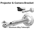 thumbnail image 3 of Universal Outdoor Surveillance Camera Telescopic Bracket Projector Ceiling Mounted Bracket Wall Mounted Aluminum Alloy Bracket, 3 of 8
