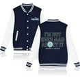 thumbnail image 4 of Freya Skye Merch “Not Even Mad About lt”Print  Baseball Jacket – Unisex Graphic Long Sleeve Coat, Casual Streetwear Gift for Music Lovers, 4 of 5