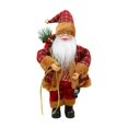 thumbnail image 3 of Figura de Papá Noel de 15,75 pulgadas, decoración navideña, centro de mesa, escritorio festivo Llevando una lámpara, 3 of 9
