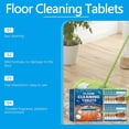thumbnail image 3 of Effervescent Floor Cleaning Tablets, Floor Cleaner Tablets, Floor Cleaning Solution for Mopping, Hardwood, Tile and Vinyl Floors, Quick Dry, No Residue(2Box/24Tablets), 3 of 6