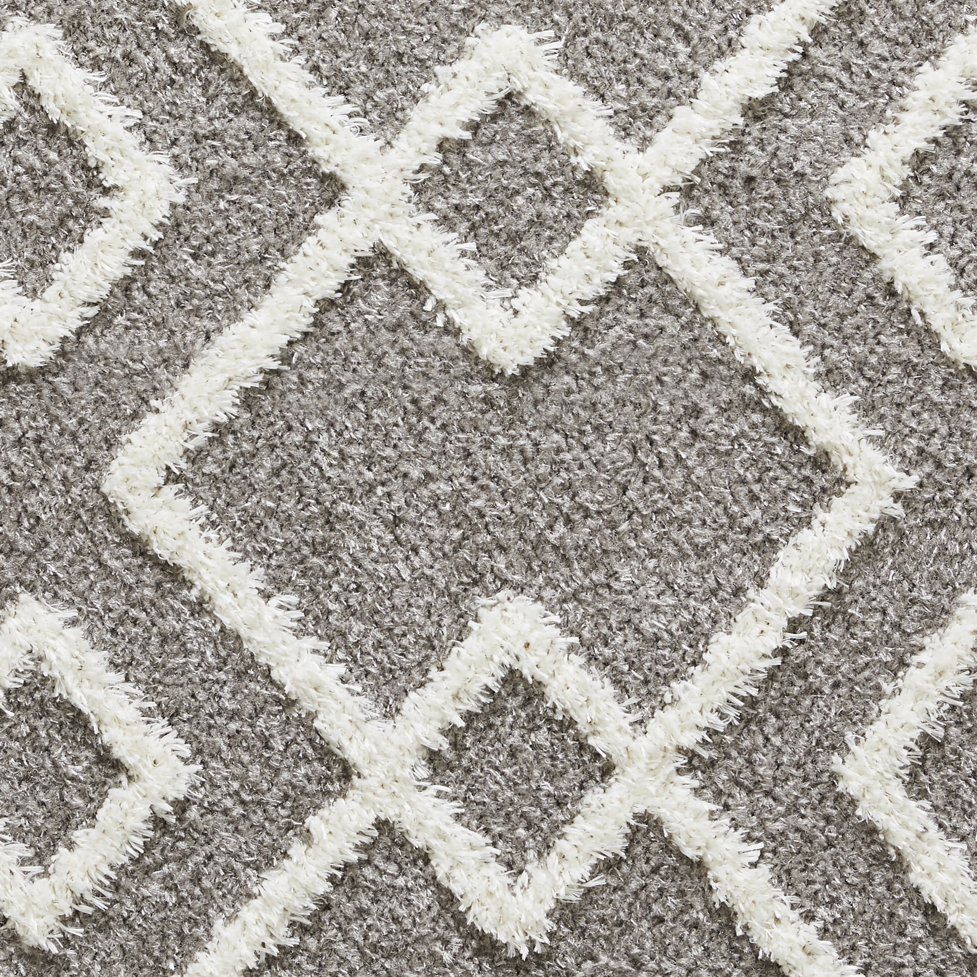 Loomaknoti Vemoa Adeta 3' x 5' Gray Geometric Polyester Indoor Accent Rug