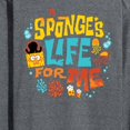 thumbnail image 3 of The Spongebob Movie: Search For Squarepants - Sponges Life For Me - Men's Long Sleeve Graphic T-Shirt, 3 of 6