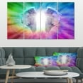 thumbnail image 1 of Angel Wings on Rainbow Background - Abstract Canvas Art Print, 1 of 3