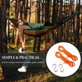 thumbnail image 3 of OUNONA 1 Ensemble de Sangles pour Hamac pour Camping et Randonnée Nylon et Acier Inoxydable 117.90x0.20x0.20 Po, 3 of 4