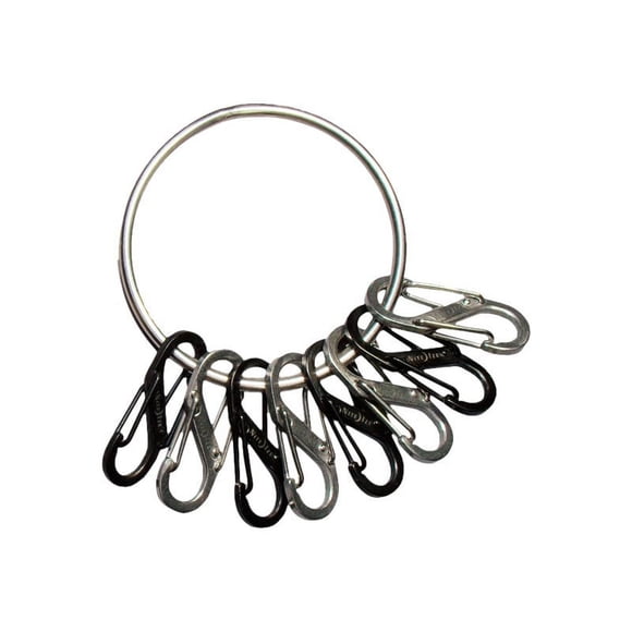Nite Ize S-BINER BigRing - Key ring - 2 in diameter - stainless steel