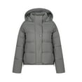 thumbnail image 2 of Guieoi Jackets for Women Clearance under $10.00 Ladies' Casual Colored Long-sleeved Hooded Jacket Gray Black*Friday/Cyber*Monday Clearance, 2 of 6