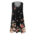 thumbnail image 4 of JINMGG 2024 Summer Womens Plus Size Dresses Clearance Women's Summer Fashion Printed Sleeveless Pullover Dress, 4 of 5