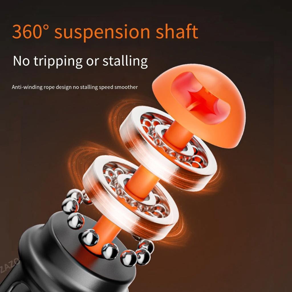 Yihuala Jump Rope Skipping Rope Colorful Weighted Tangles Frees for Fitness Training, Countable, Removable and Adjustable