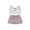 Purple, variant on Bagilaanoe 2pcs Toddler Baby Girl Shorts Set Sleeveless Striped Print Tank Tops + Shorts 6M 12M 18M 24M 3T 4T Kids Casual Summer Clothes