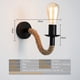 thumbnail image 1 of lámpara de pared Aplique de pared de cuerda de cáñamo retro El aplique de pared industrial es perfecto para los dormitorios del pasillo del ático E27 Luminarias Ormromra WLJ-4188, 1 of 2