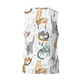 thumbnail image 2 of Rocae Cute Colorful Animal for Men's Basketball Jersey Lightweight and Breathable Athletic Tank Top,Quick-Drying Sports Jersey Medium, 2 of 9