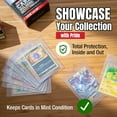 thumbnail image 4 of xianyou-Semi Rigid Card Holders for PSA, SGC, BGS, CSG Grading – 160 Bundle - Baseball Card Sleeves - 80 Card Holders for Trading Cards + 80 Soft Sleeves – 3-5/16” x 4-7/8” with 1/2” Lip, 4 of 4