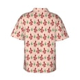 thumbnail image 3 of Goofa Snake Hawaiian Shirt for Men, Unisex Summer Beach Casual Short Sleeve Button Down Shirts,Aloha Tropical Floral print shirt-X-Large, 3 of 9