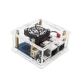 thumbnail image 2 of For Orange Pi R1 Plus LTS Acrylic Case with Fan Maximum Airflow, Access to All Ports Case, 2 of 2
