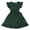 Dark Green, variant on Girls Dress Toddler Kids Flutter Sleeve Summer Dresses Swing Casual Sundress Party Playwear Holiday Clothes(Red,7-8 Years)
