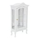 thumbnail image 5 of 1:12 casa de muñecas Mini gabinete de exhibición de ventana transparente de tres capas de madera blanca para muñecas, 5 of 8