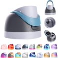 thumbnail image 1 of shiyou-Ruzkq Replacement Lid for Owala Freesip, Compatible with Owala Cup 16oz 24oz 32oz 40oz, One Button Water Bottle Top Lid Replacement Accessory, Leakproof, BPA-Free (Grayish Blue), 1 of 4