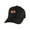 Black, variant on Salmon Nigiri Sushi Adjustable Trucker Hat - Black/White