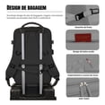 thumbnail image 4 of Large Waterproof Travel Hiking Backpack with Interf Beige Lisa, 4 of 5