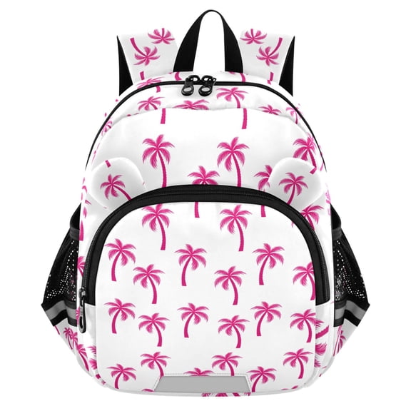 ALAZA Palm Trees Pink Mini Backpack School Bookbag Age 3-7 Medium