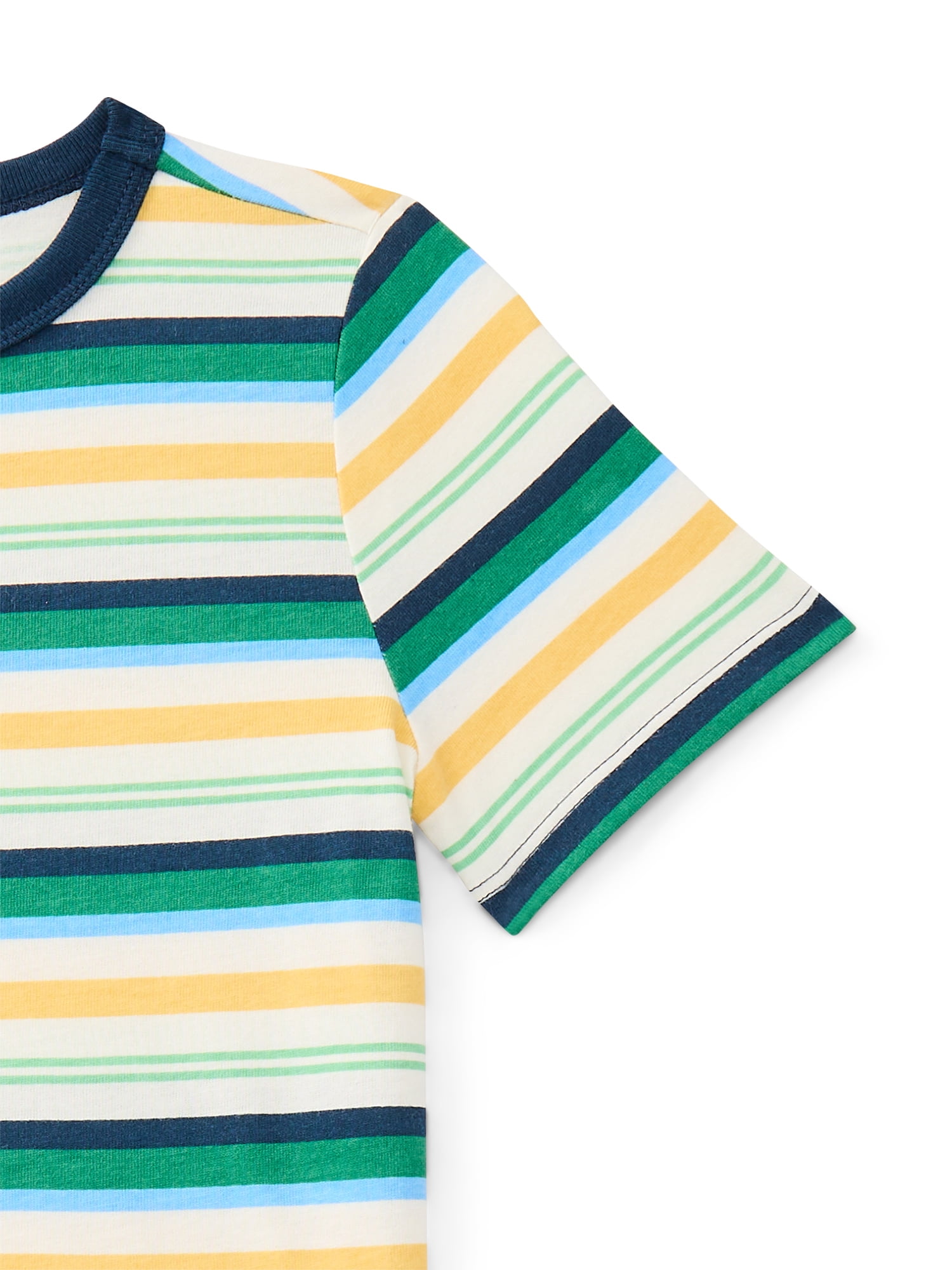 Wonder Nation Toddler Boys Short Sleeve Stripe T-Shirt, Sizes 18M-5T