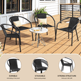 thumbnail image 7 of Gaildon Pack Medium Brown Rattan Indoor-Outdoor Restaurant Stack Chair | Versatile and Stylish Seating, 7 of 7