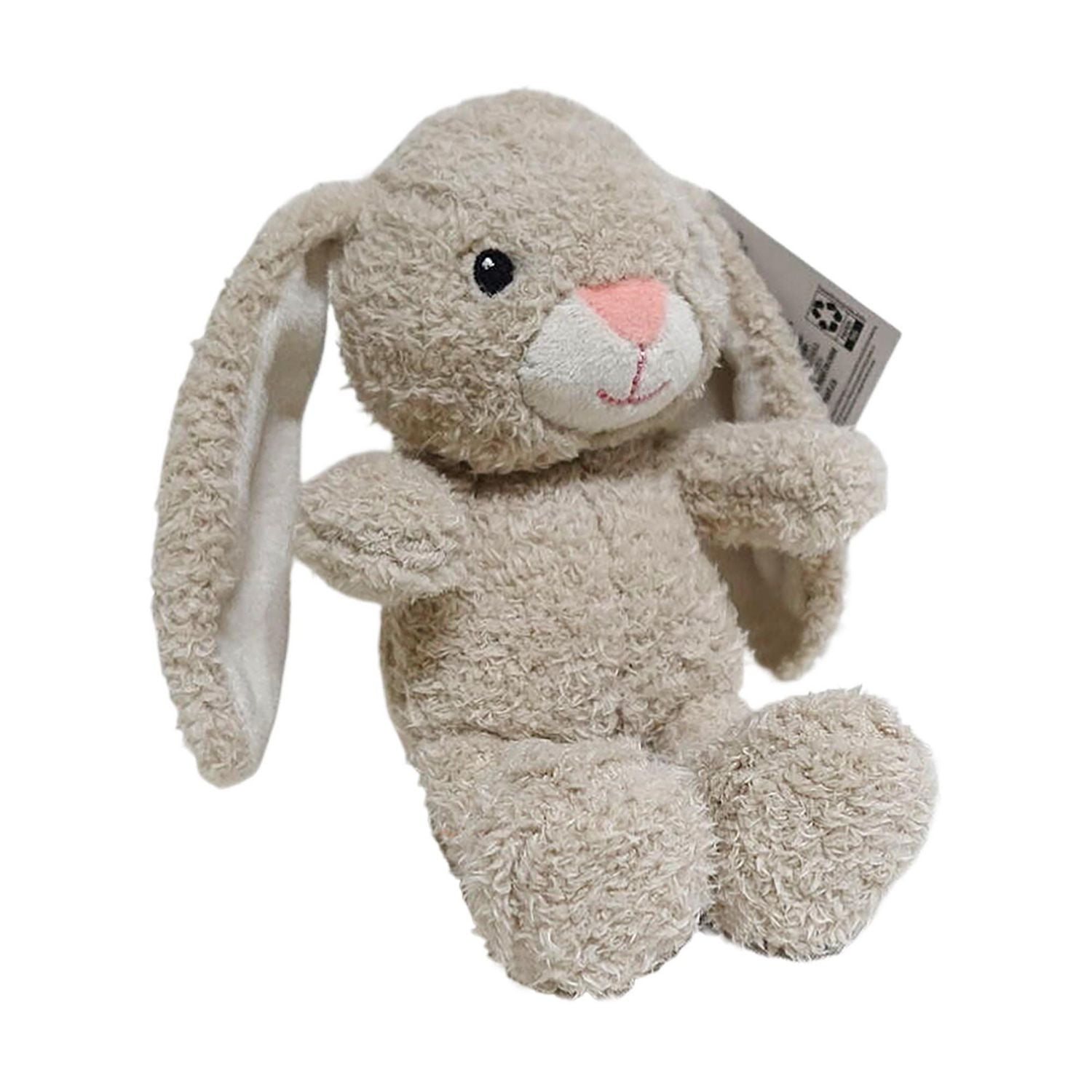 Way to Celebrate Plush Bunny baby toy 8inch cream