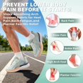 thumbnail image 4 of Men's Orthopedic Road Running Shoes: Comfortable Arch Supports Orthotic Sports Fashion Sneakers, Casual Outdoor Hiking Tennis Athletic Walking Shoes, 4 of 9