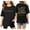 BG07-Black, variant on Lumtrix Girls' Letter Graphic Tees Short Sleeve Crewneck Oversized T Shirts Summer Clothes for Girls 2-14 Y Black 120