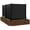 Black, variant on Betisef Privacy Fence Panels 48''W x 45.4''H, Outdoor Privacy Screen & Trash Can Enclosure, PVC Weather-Resistant Fence for AC Unit, Pool Equipment, Backyard Garden, Easy Assembly(2 Panels)