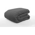 thumbnail image 4 of CGK Linens Premium Down Alternative Comforter - California King Size All-Season Fluffy & Cozy Duvet Insert, Dark Gray, 4 of 6