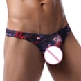 thumbnail image 4 of HKEJIAOI Boxeurs pour Hommes Caleçons pour Hommes Mode Décontractée Confortables Respirants Imprimés Taille Basse Caleçons, Aubaines Liquidation, 4 of 5