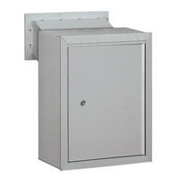 Receptacle, Aluminum, Powder Coated, 1 Doors, Surface, Surface Mounting