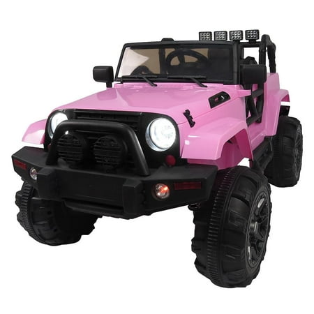 Ktaxon Safe Remote Control 12V Battery Operated Kids Ride On Car Pink