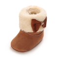 thumbnail image 6 of Infant Booties,Fashion Boots for Baby - Refined Casual Dress Boots with Bow Accent, Streamlined Profile Fashion Booties, Streamlined Profile Everyday Boots, Everyday Casual Footwear for Fall Winter, 6 of 9