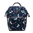 thumbnail image 2 of Diaper Bag Wide Open Baby Diaper Backpack Nappy Bags Large Capacity Baby Bags with Unicorn Printing, 2 of 6
