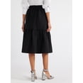 thumbnail image 5 of Free Assembly Women's Belted Midi Skirt, Sizes 0-22, 5 of 9