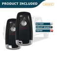 thumbnail image 5 of AKS KEYS Replacement for Ford Smart Key 3 Buttons That Uses FCC M3N-A2C93142300 - 315 MHz, 5 of 6