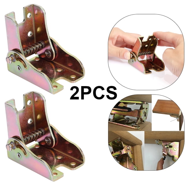 Bisagra Plegable Hierro para Gabinete Portátil Soportes para Patas Mesa Extensión Pies para Silla Escritorio